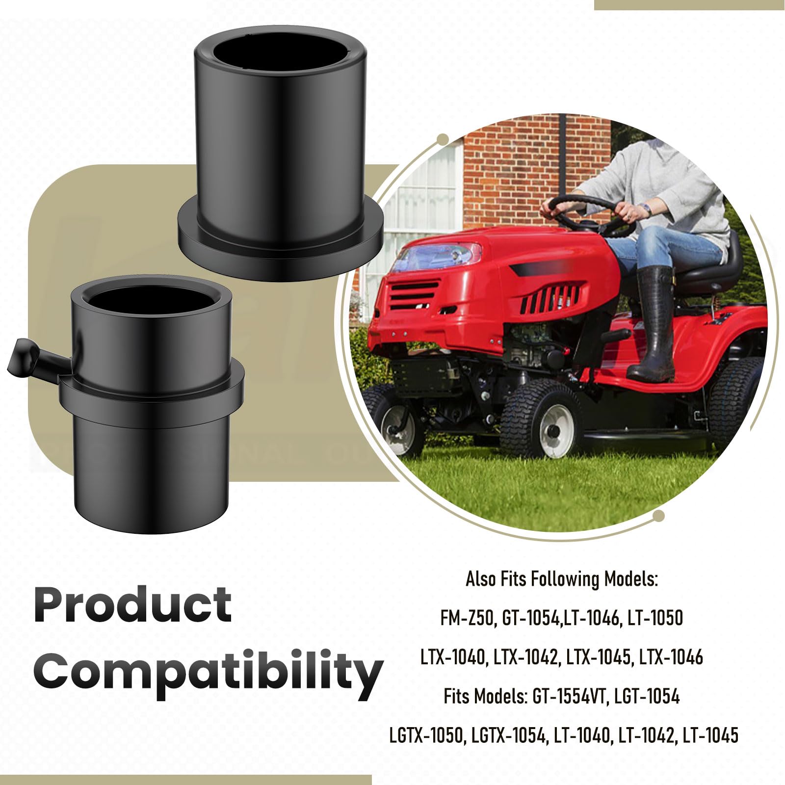 Karbay model compatibility chart highlights supported mower models for easy matching.