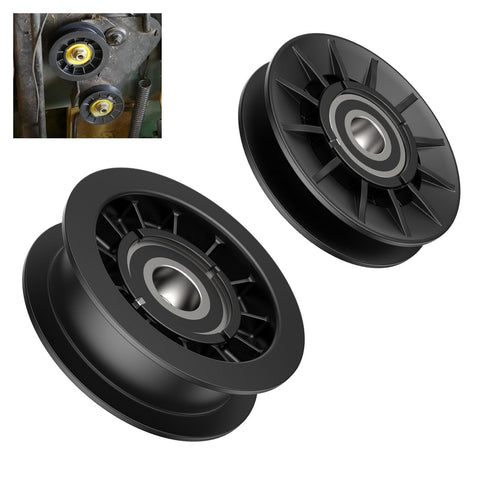 Karbay flat-side contact pulley designed for stable belt path