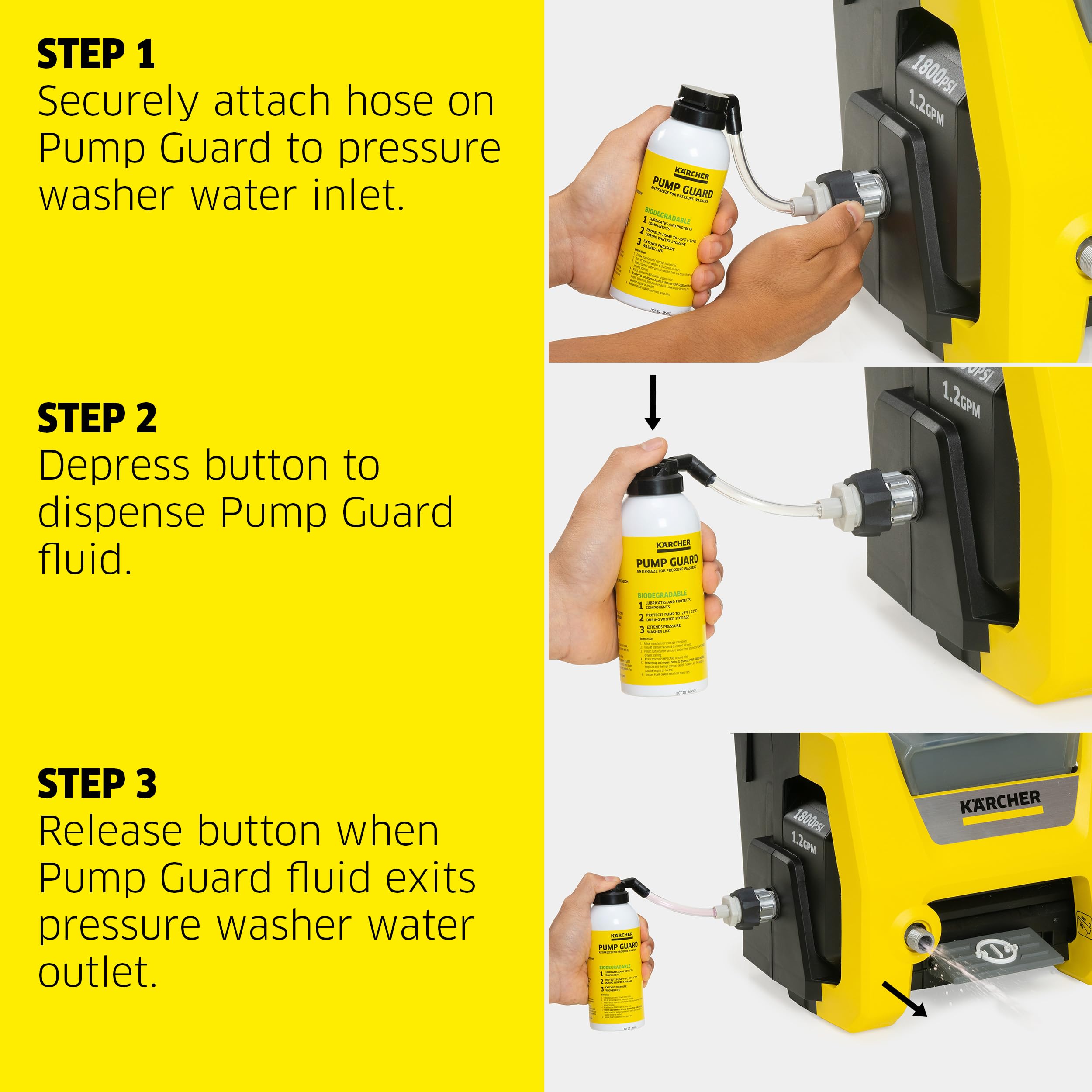 Kärcher Pump Guard biodegradable formula made in the USA