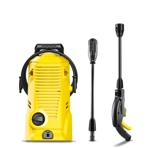 Karcher K 1 front view highlighting compact power for quick outdoor cleans
