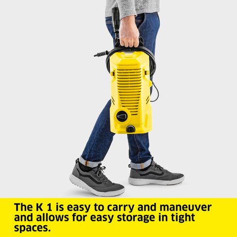 Karcher K 1 10 ft hose offers versatile reach for patios