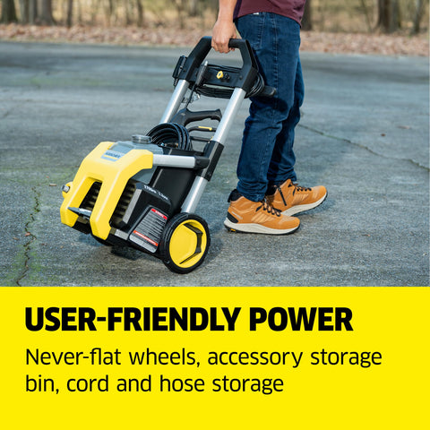 Kärcher K1700 on/off foot switch for simple power control.