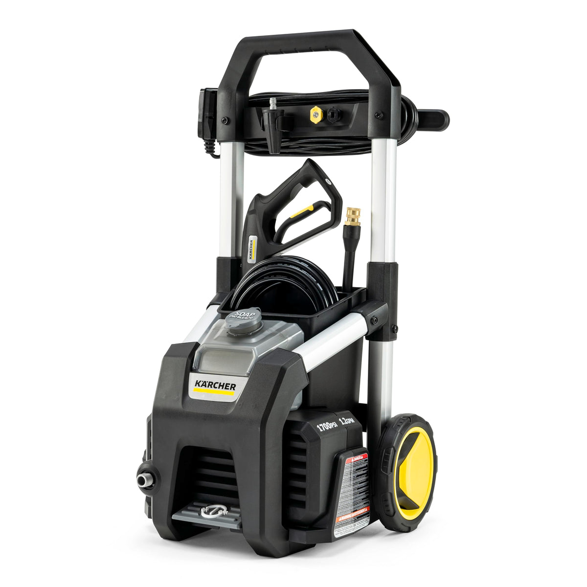 Kärcher K1700B front view shows portable cleaning power for home projects