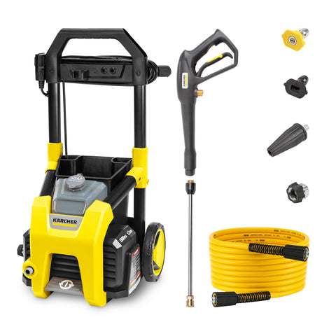 Kärcher K1800PS front view for quick, compact home cleaning.