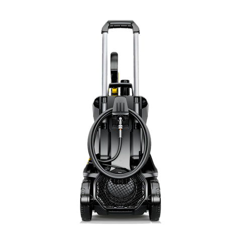 32-foot hose with onboard storage keeps components organized.