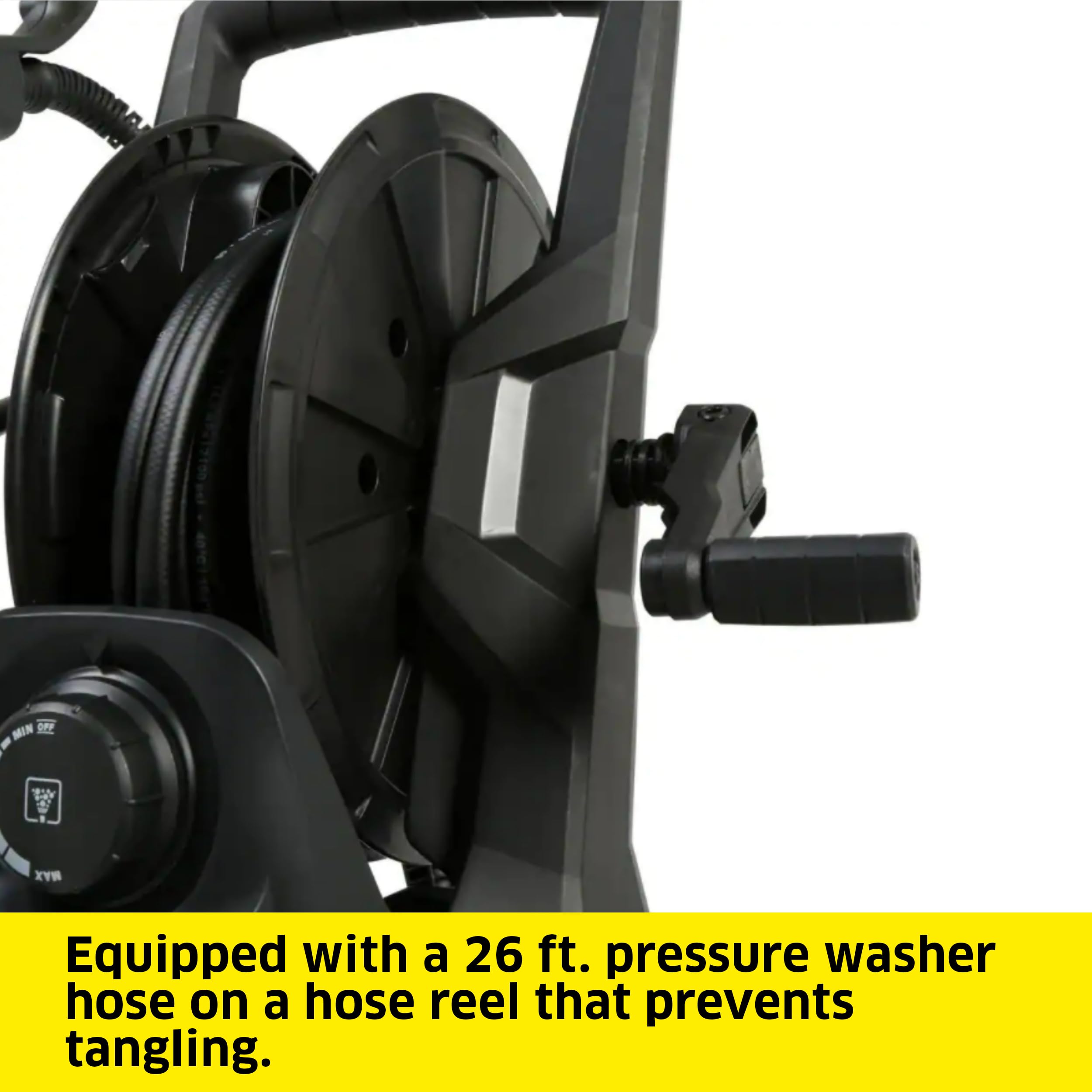 Kärcher 25-foot high-pressure hose extended reach for large surfaces