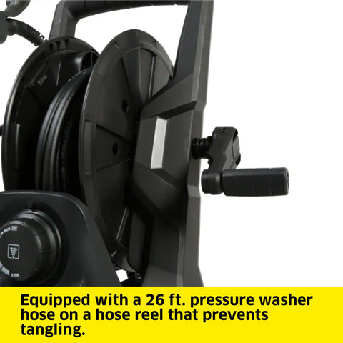Kärcher 25-foot high-pressure hose extended reach for large surfaces