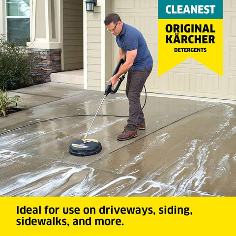 Karcher patio and deck cleaning with detergent for outdoor refresh