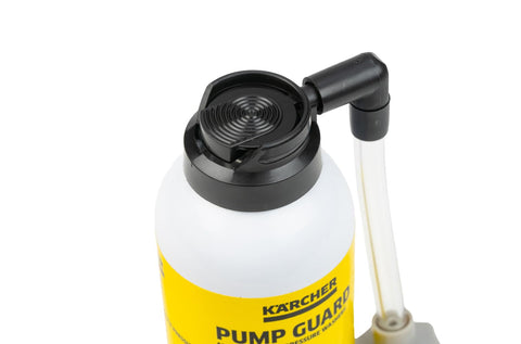 Kärcher Pump Guard includes applicator hose for easy reach inside the pump