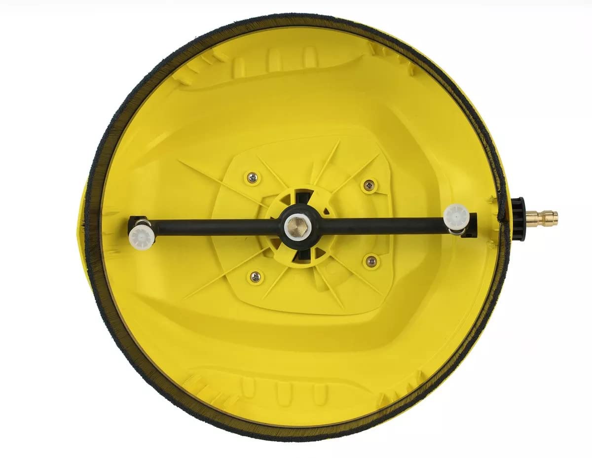 Kärcher surface cleaner works with up to 2000 PSI and 1.3 GPM.