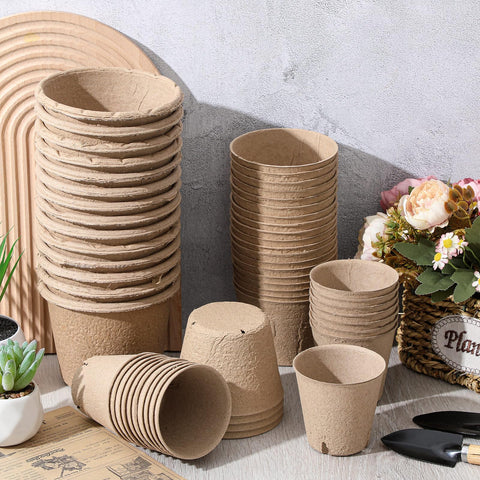 Karenhi peat pots ideal for home gardens and greenhouses.