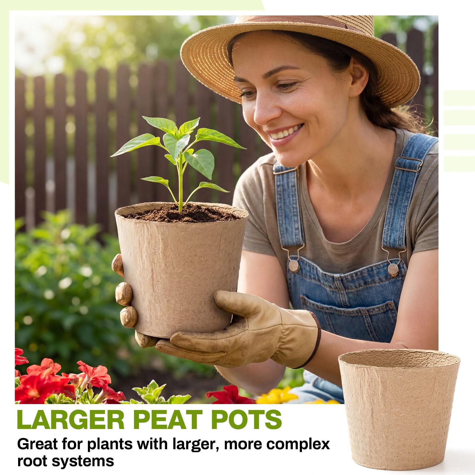 Karenhi seedling pot easy removal supports gentle transplanting.