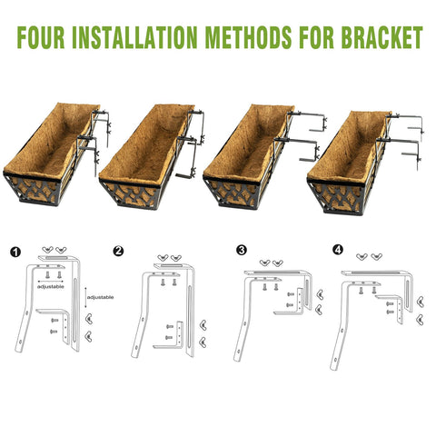 Karlliu 24-inch planters with rust-resistant finish last through seasons.
