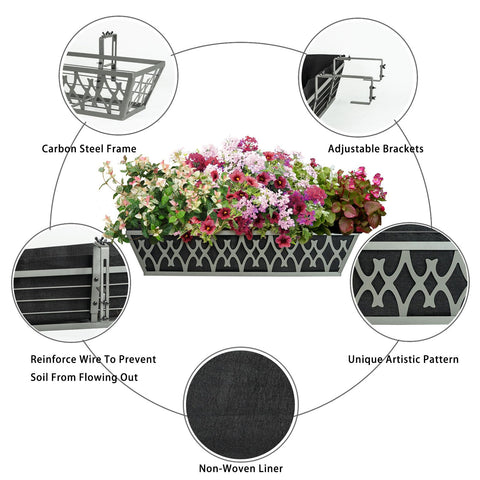 Karlliu carbon steel frame with rust-resistant coating lasts outdoors.