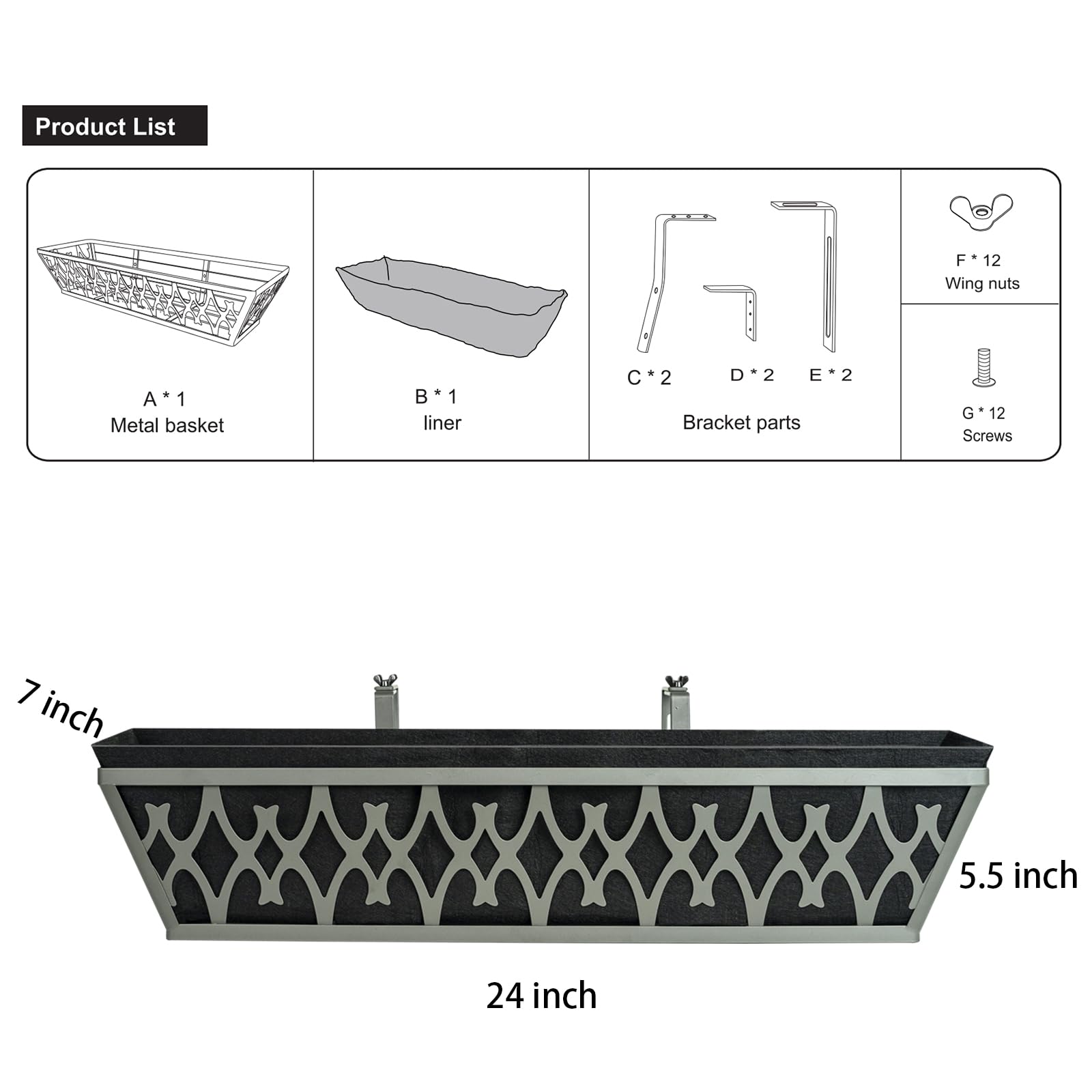Karlliu balcony hanging display saves floor space and inspires planting.
