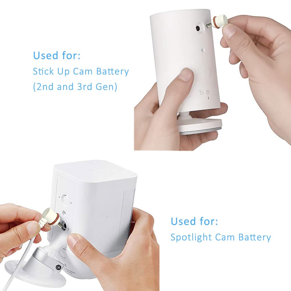 KAROTTO USB-C to barrel adapter included for flexible Ring camera charging