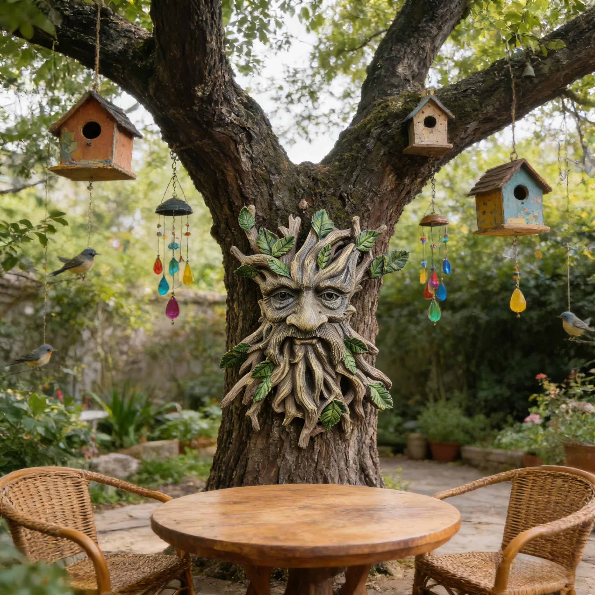 KARSTSYLVA approx 12-inch beard detail highlights sculptural depth and whimsy.