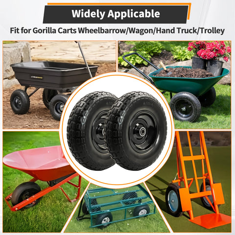 Kartio polyurethane tire core for durability on rough terrain