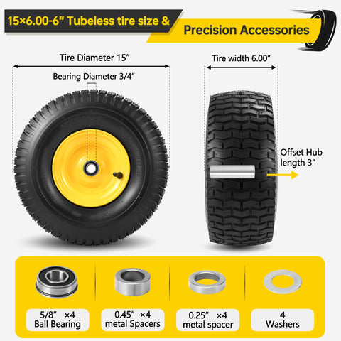 Kartio side view of front tire showing tubeless design.