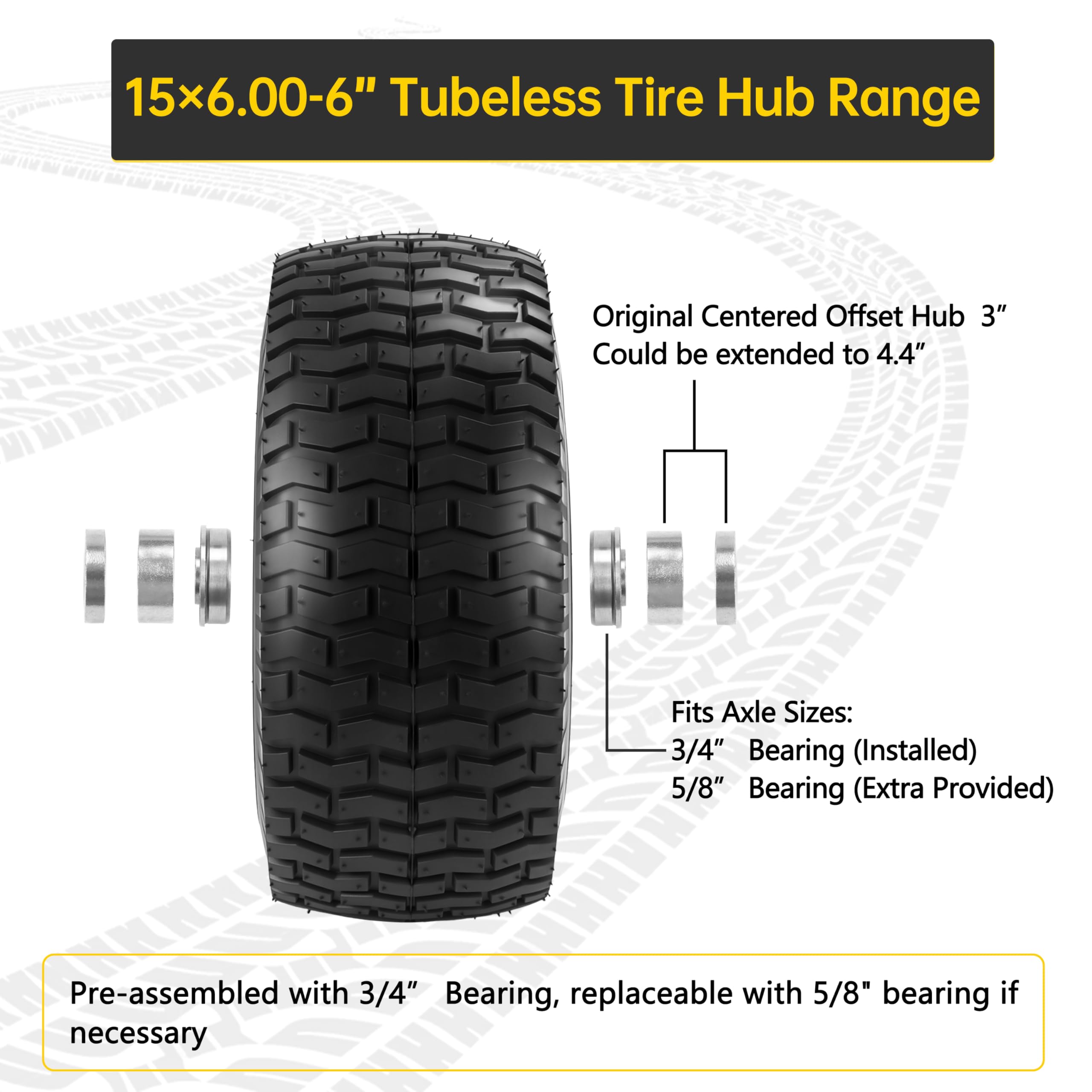 Kartio 4-ply tubeless construction highlights durability.