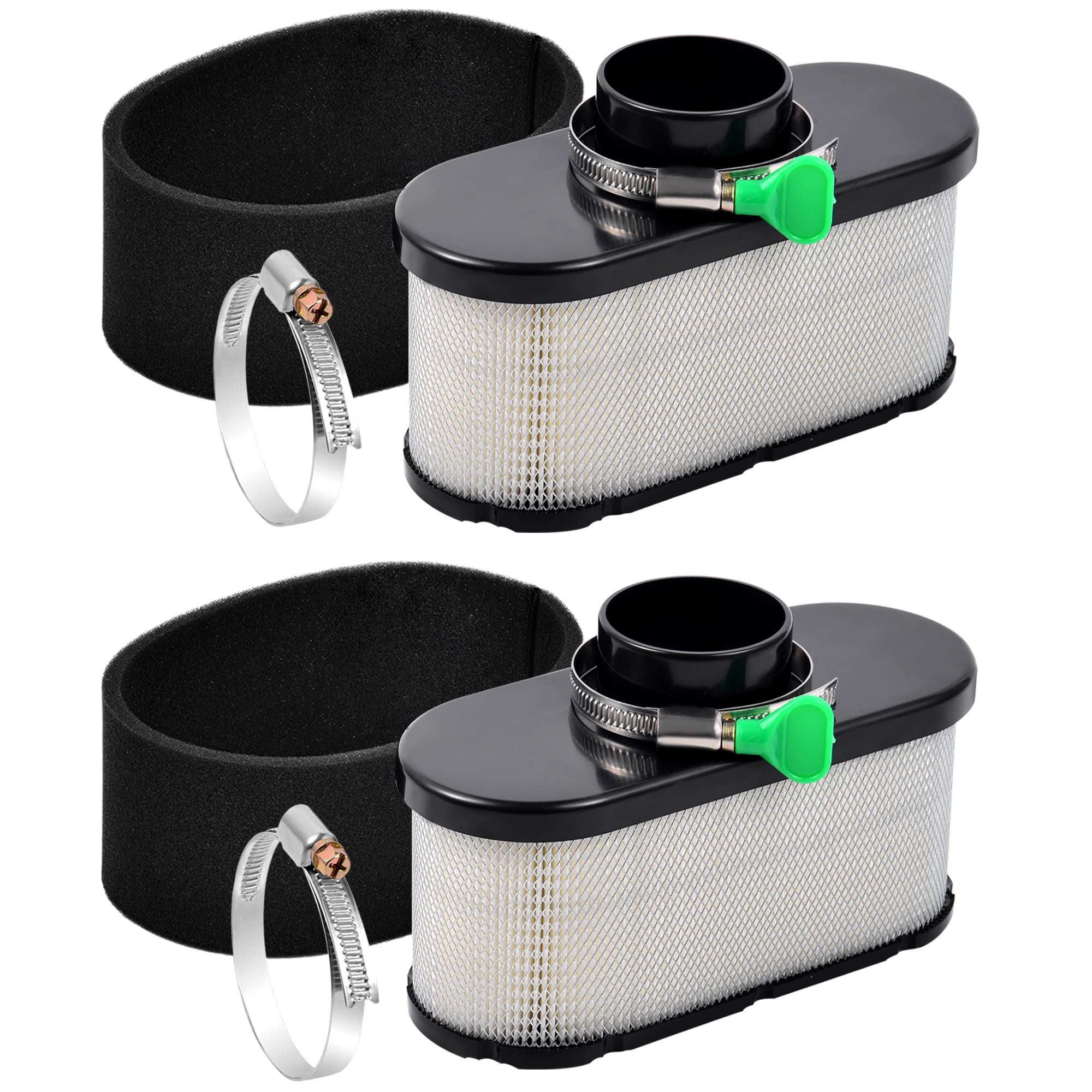 Karvayna 11013-0752 air filter for Kawasaki FR691V front view with strong filtration