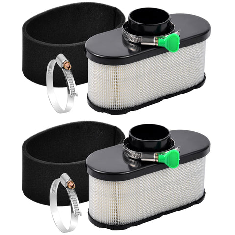 Karvayna 11013-0752 air filter for Kawasaki FR691V front view with strong filtration