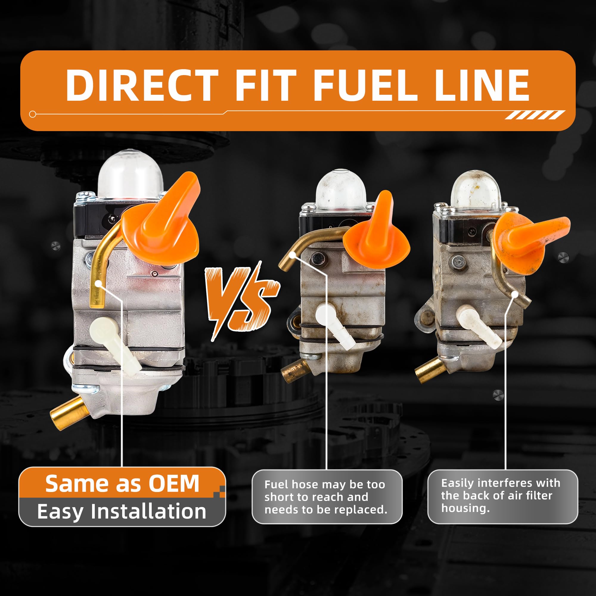 Karvayna spark plug included for reliable ignition testing.