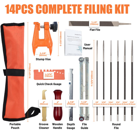 Karvayna quick-check gauge helps align depth for consistent sharpening results.