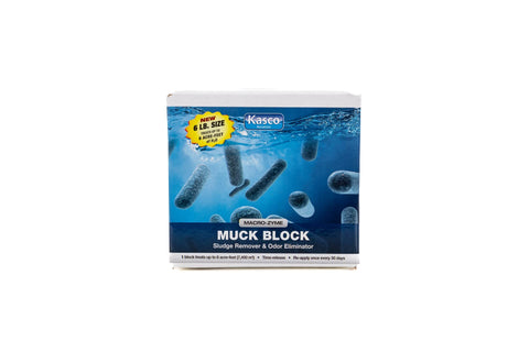 Two-block Kasco Macro-Zyme pack ready for pond maintenance
