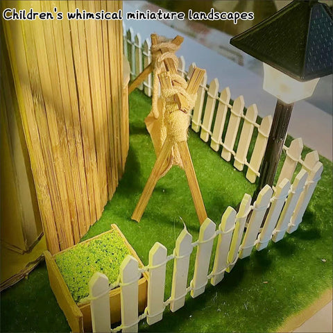 KASHUNUO decorative fence enhances fairy garden collections