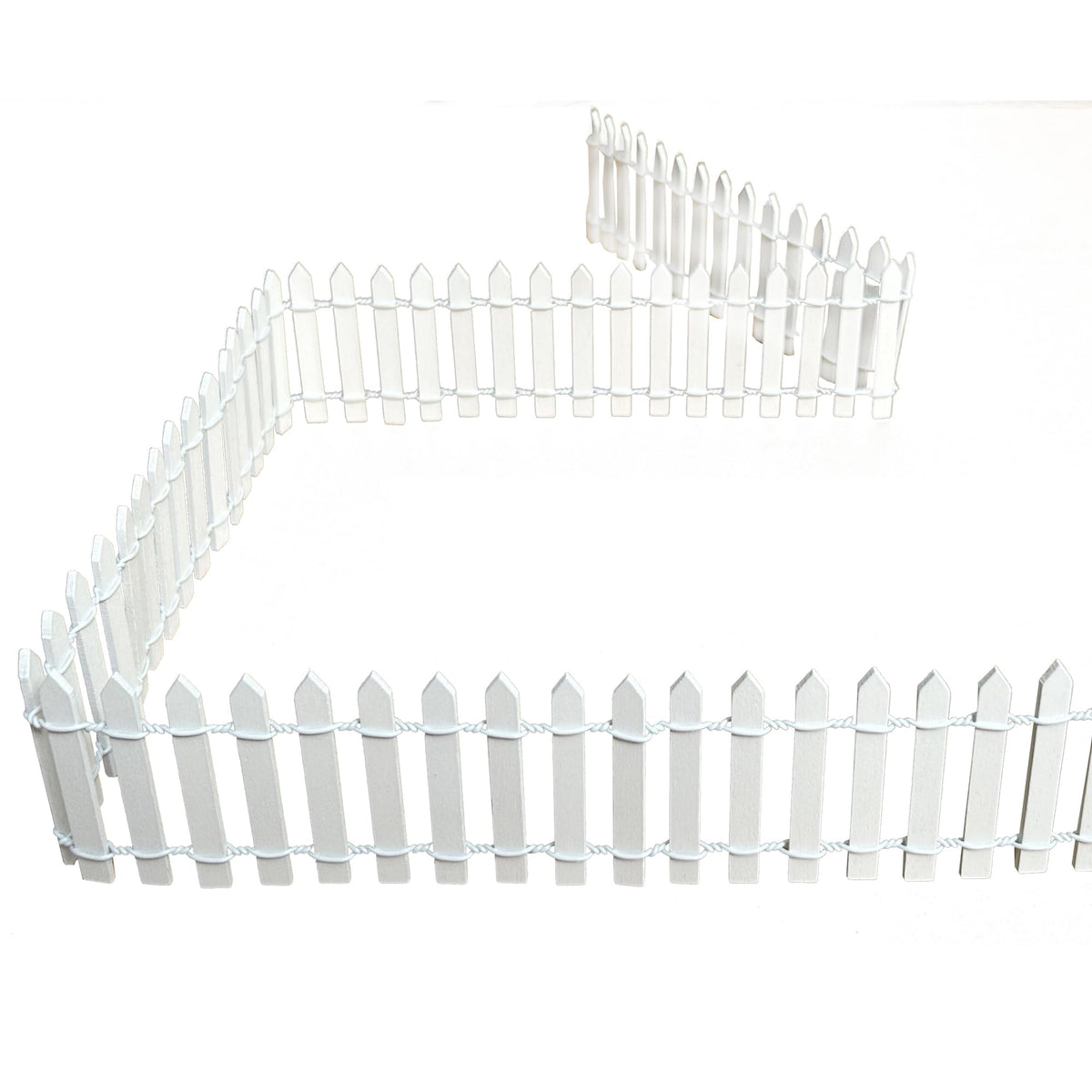 KASHUNUO fairy garden fence indoor and outdoor use showing safe wood and play potential