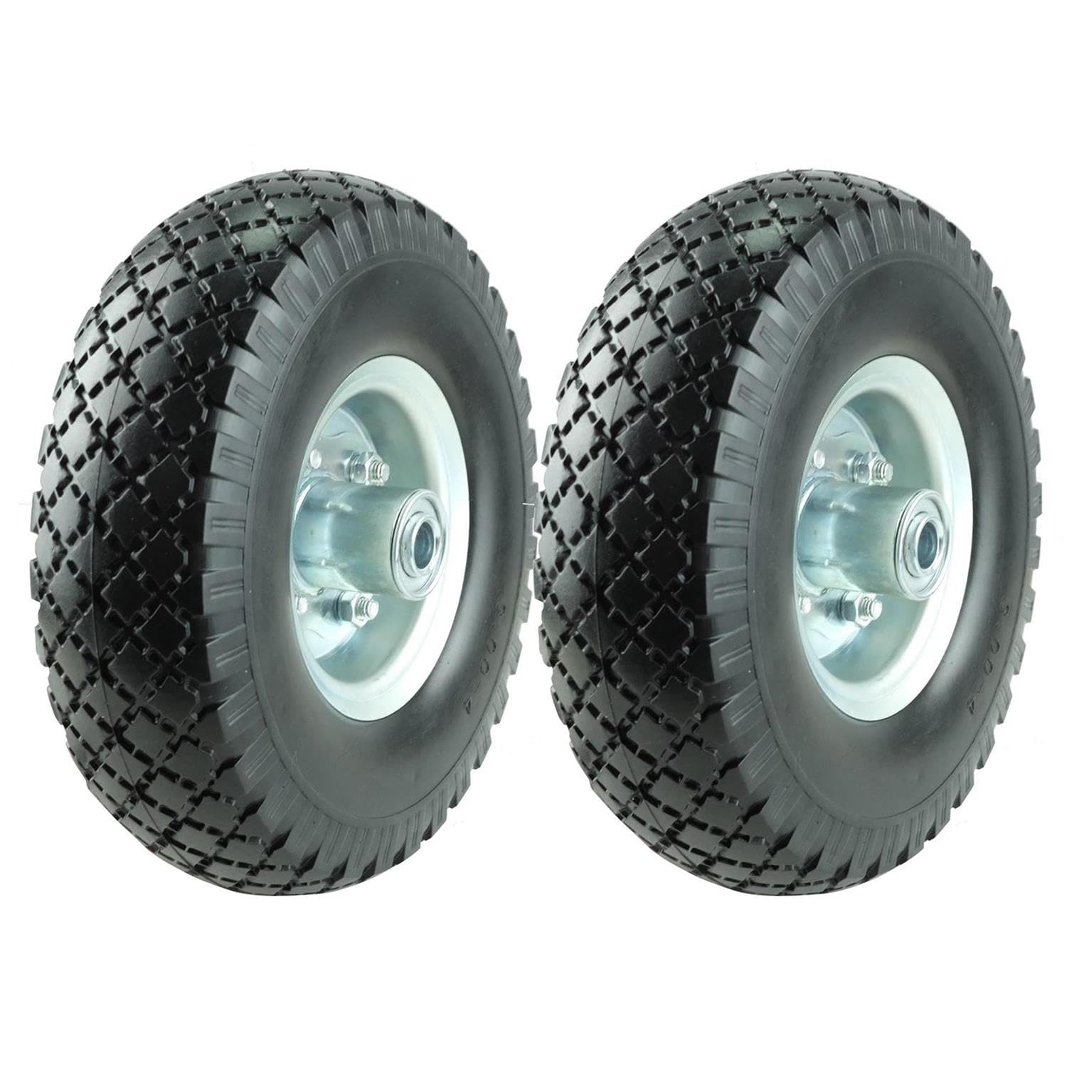 KASTFORCE KF4003 10-inch solid rubber tire for durable hand truck use