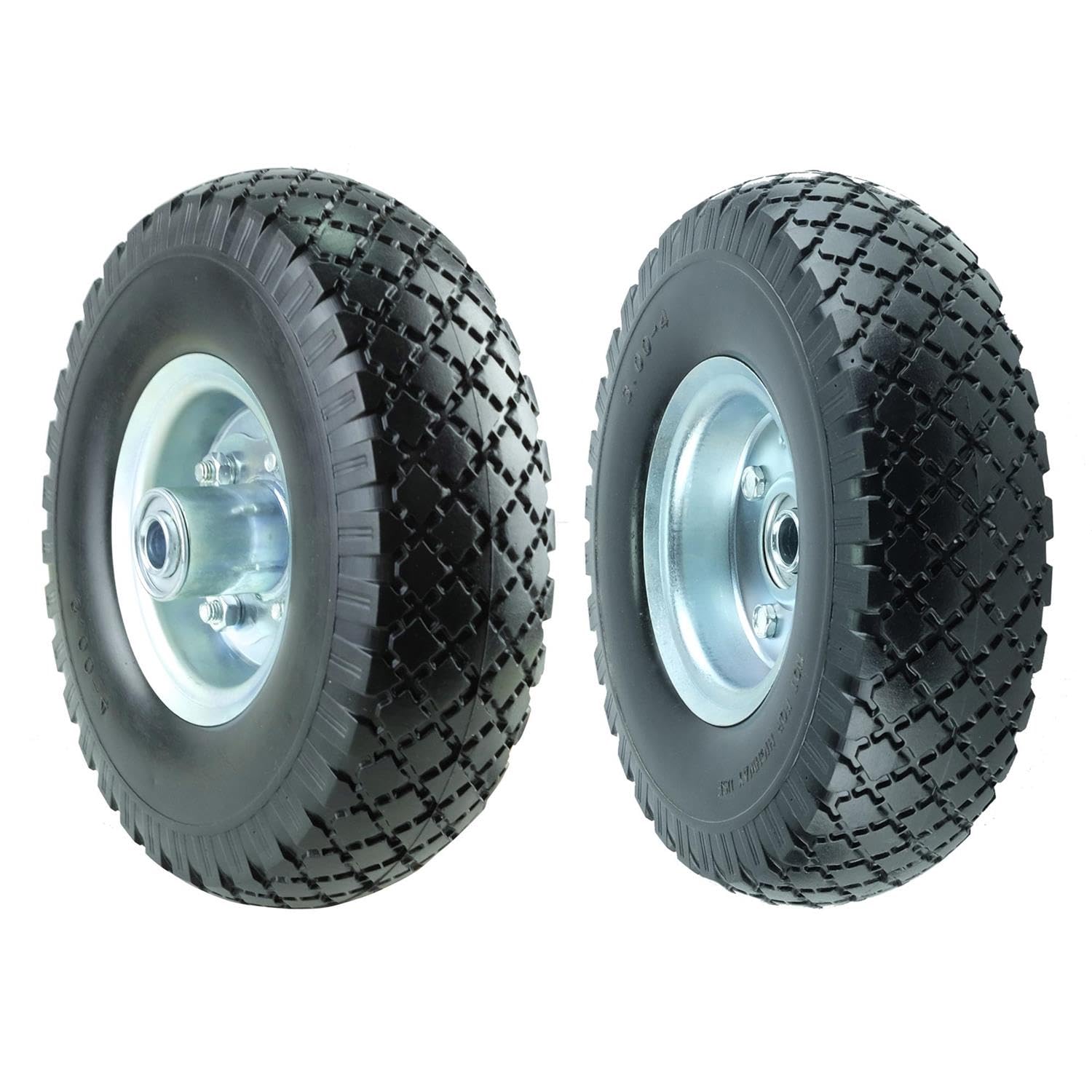 KASTFORCE KF4003 flat-free wheel replacement for carts and garden equipment