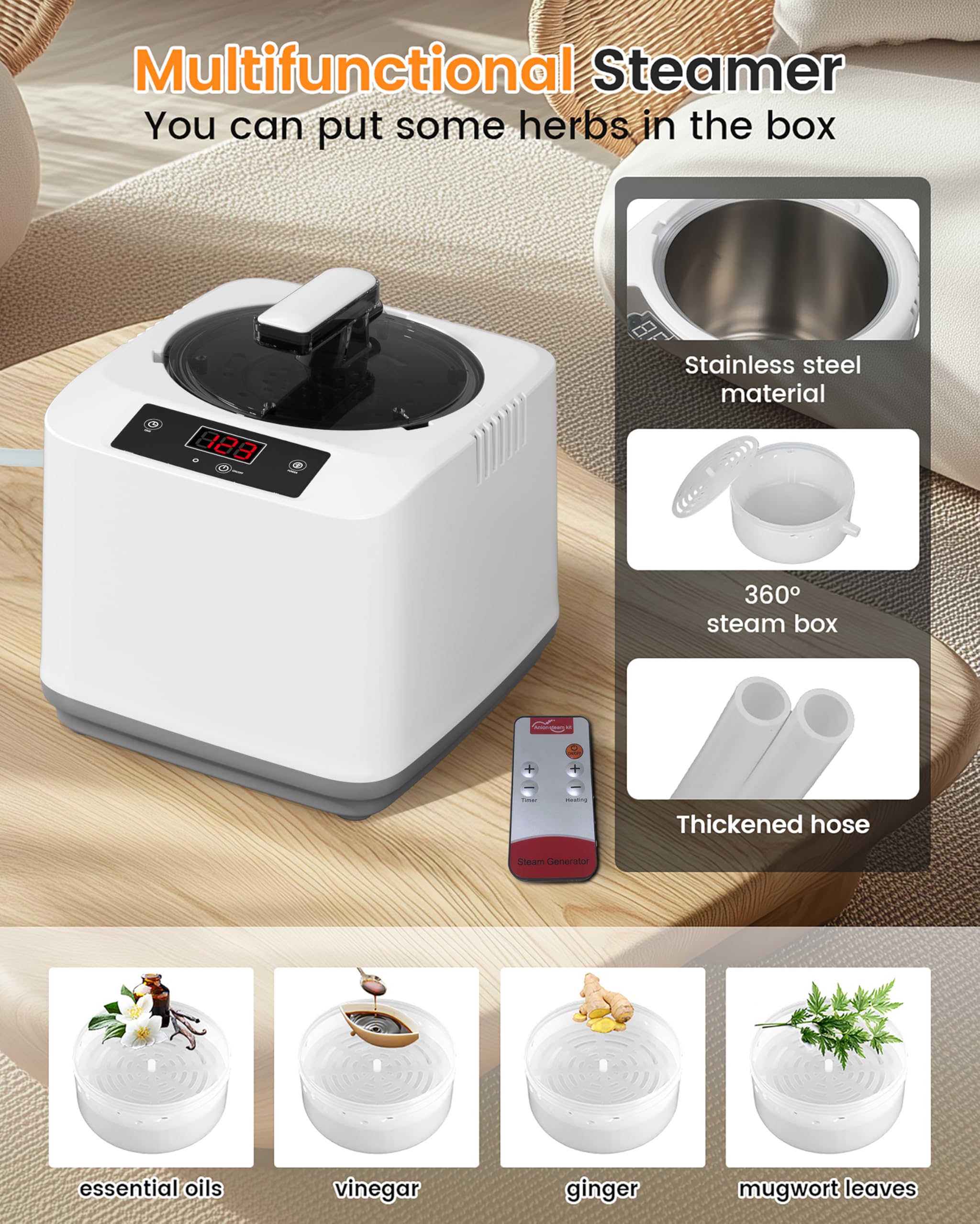 KASUE foldable sauna setup in 3 steps for compact storage