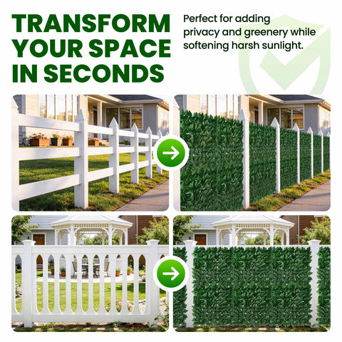 KASZOO 120x40 fence panel ready-to-install for patio privacy.