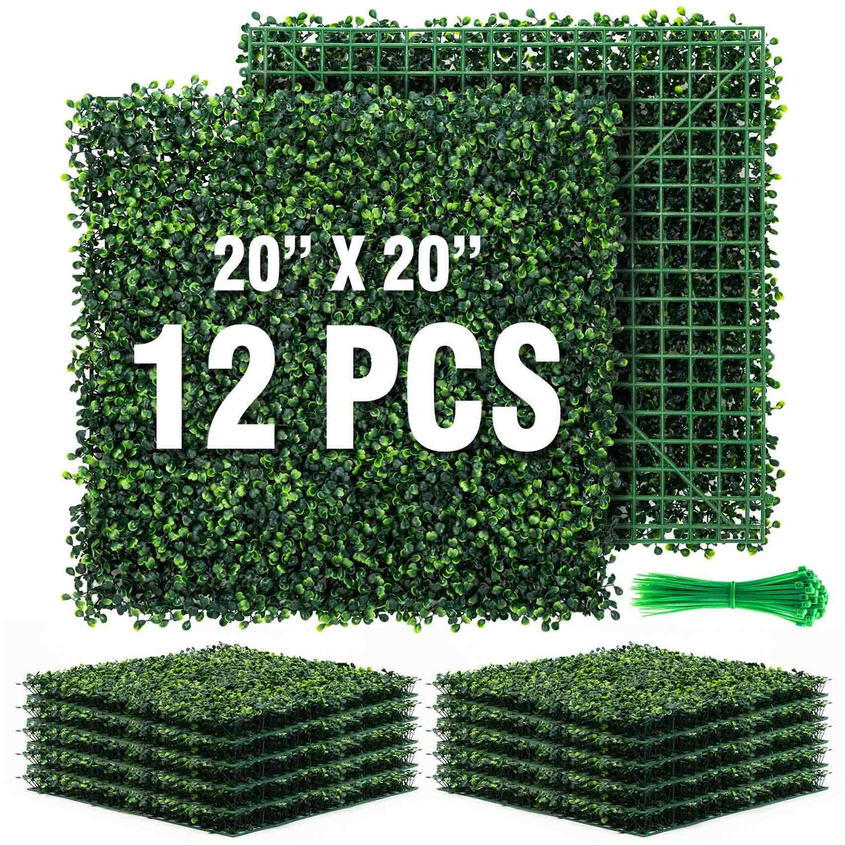 KASZOO grass wall panel close-up leaves for lush texture