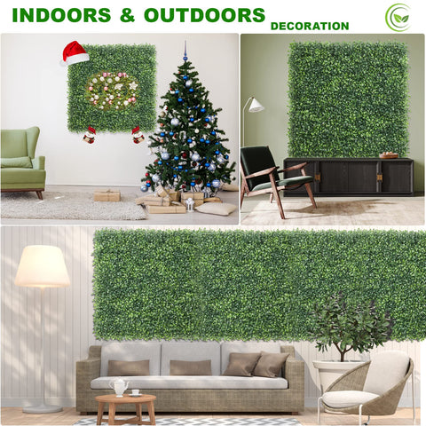 KASZOO grass wall panel outdoors-ready for patios or fences
