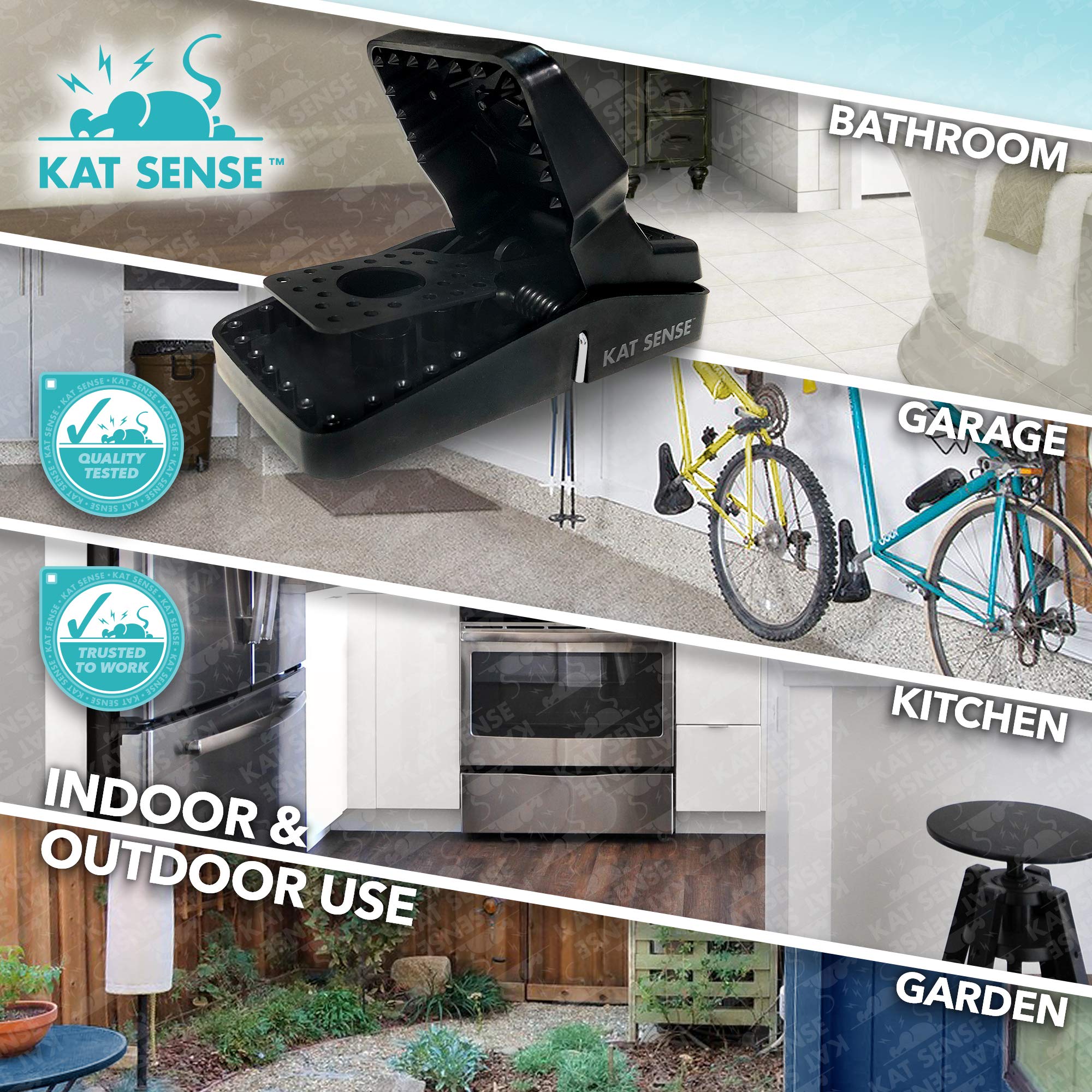 Kat Sense corner placement example for optimal bait access