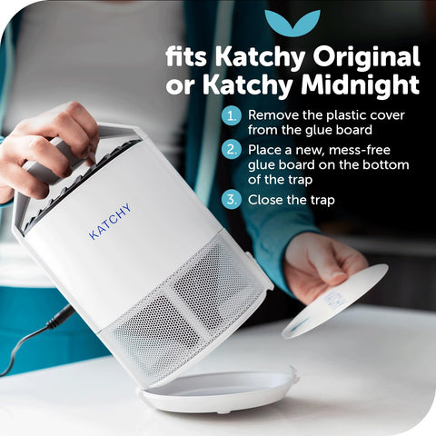 KATCHY Original glue board with protective layer removed and ready to use