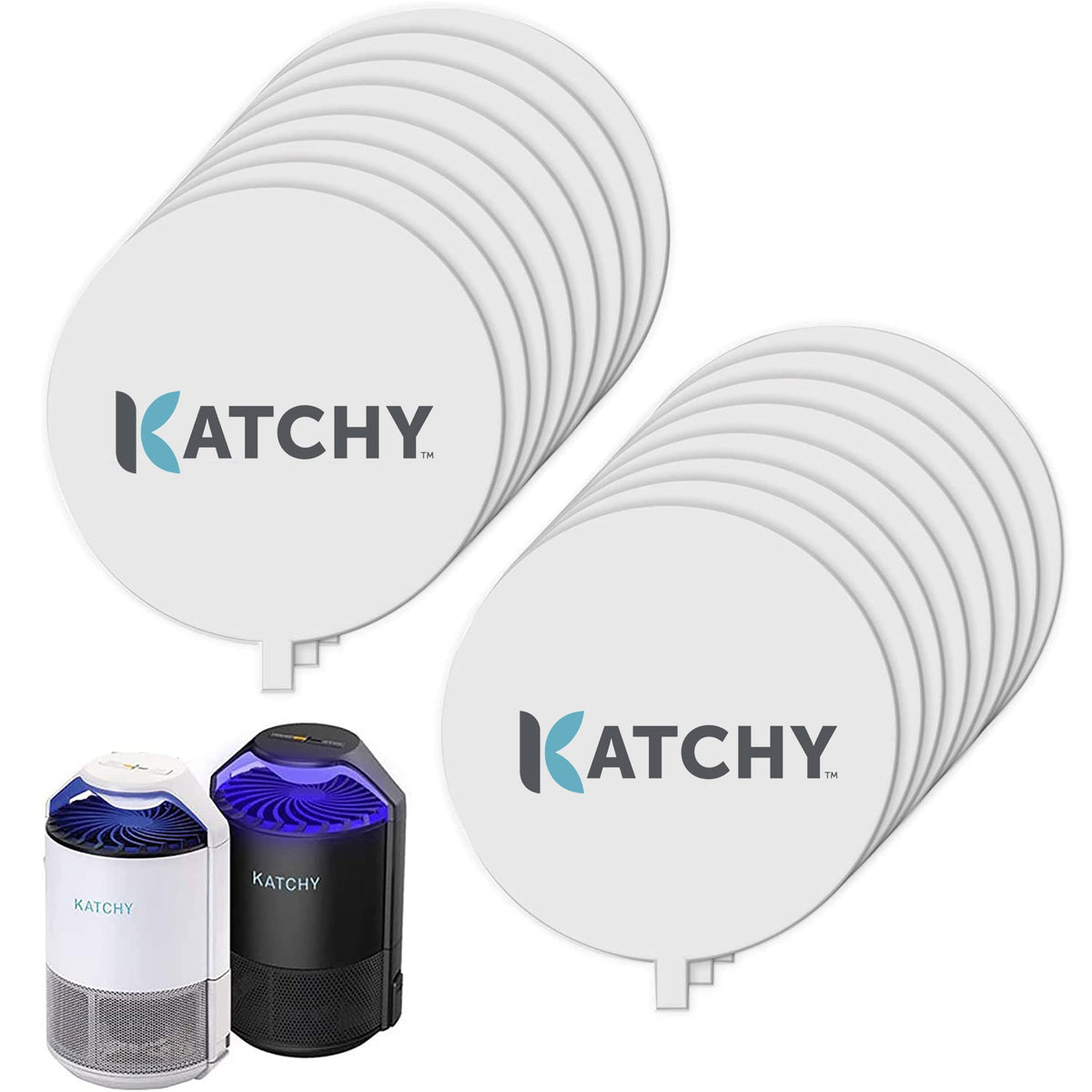 KATCHY Original glue board refill 16-pack for long-lasting indoor insect capture.