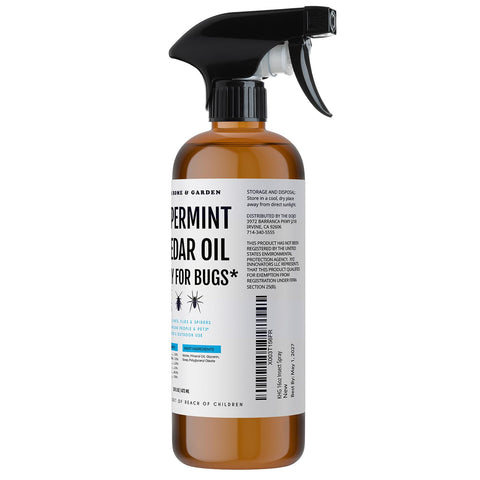 Spray action on furniture to help deter pests without harsh chemicals.