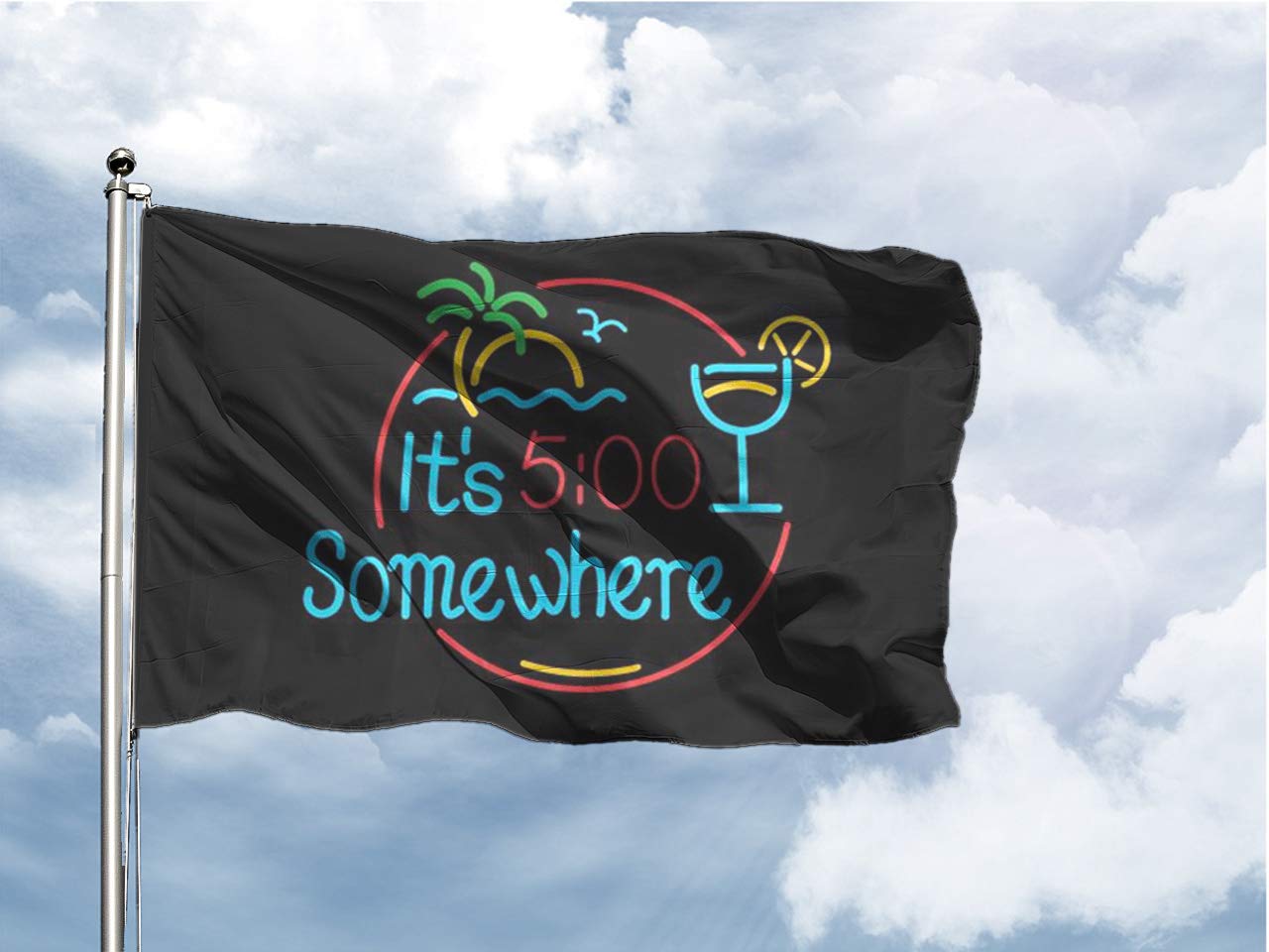 Katouigb flag with vibrant HD print on durable polyester.
