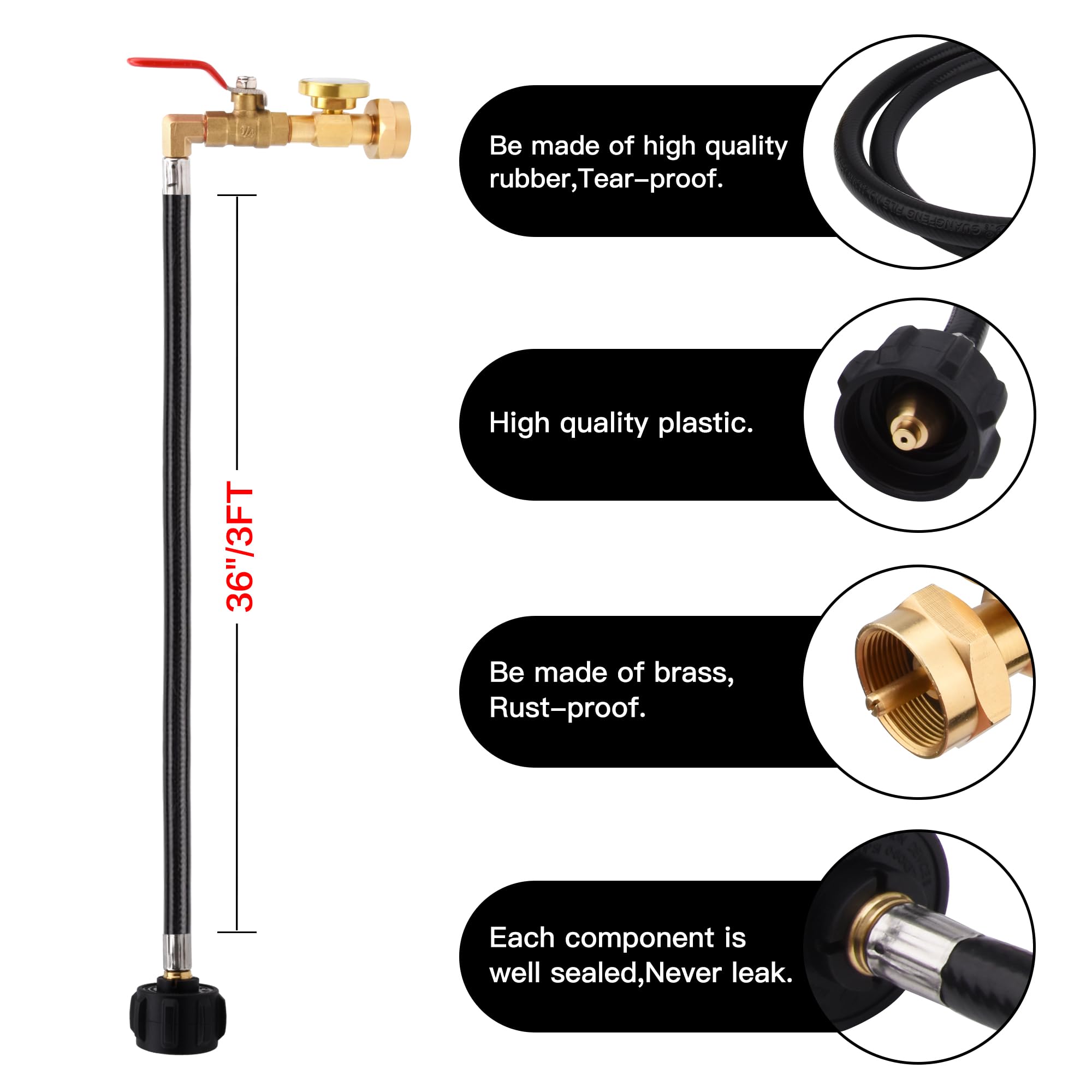 KAVAKARA brass hose construction for durability and reliability