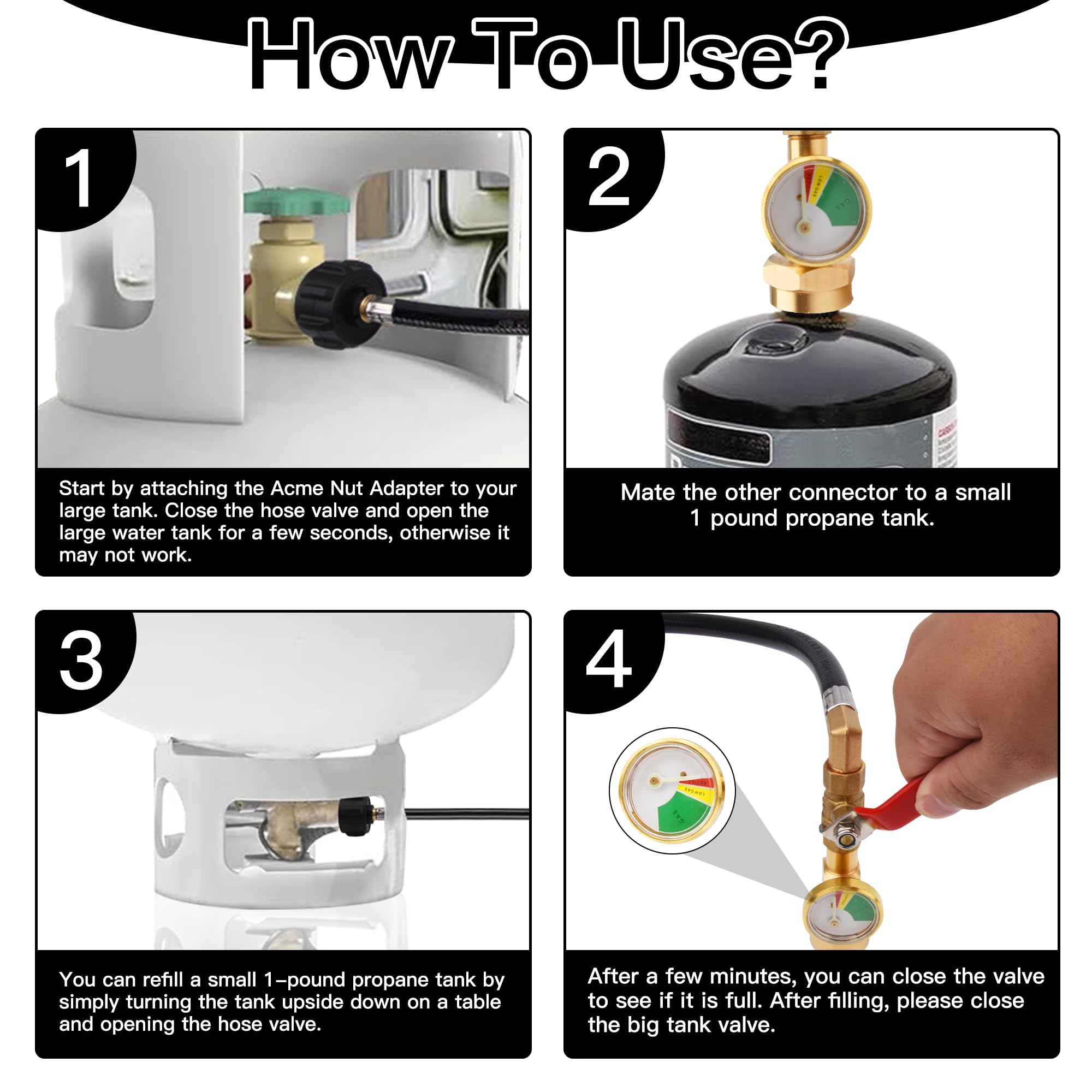 KAVAKARA glow dial gauge aids leak detection and level checking