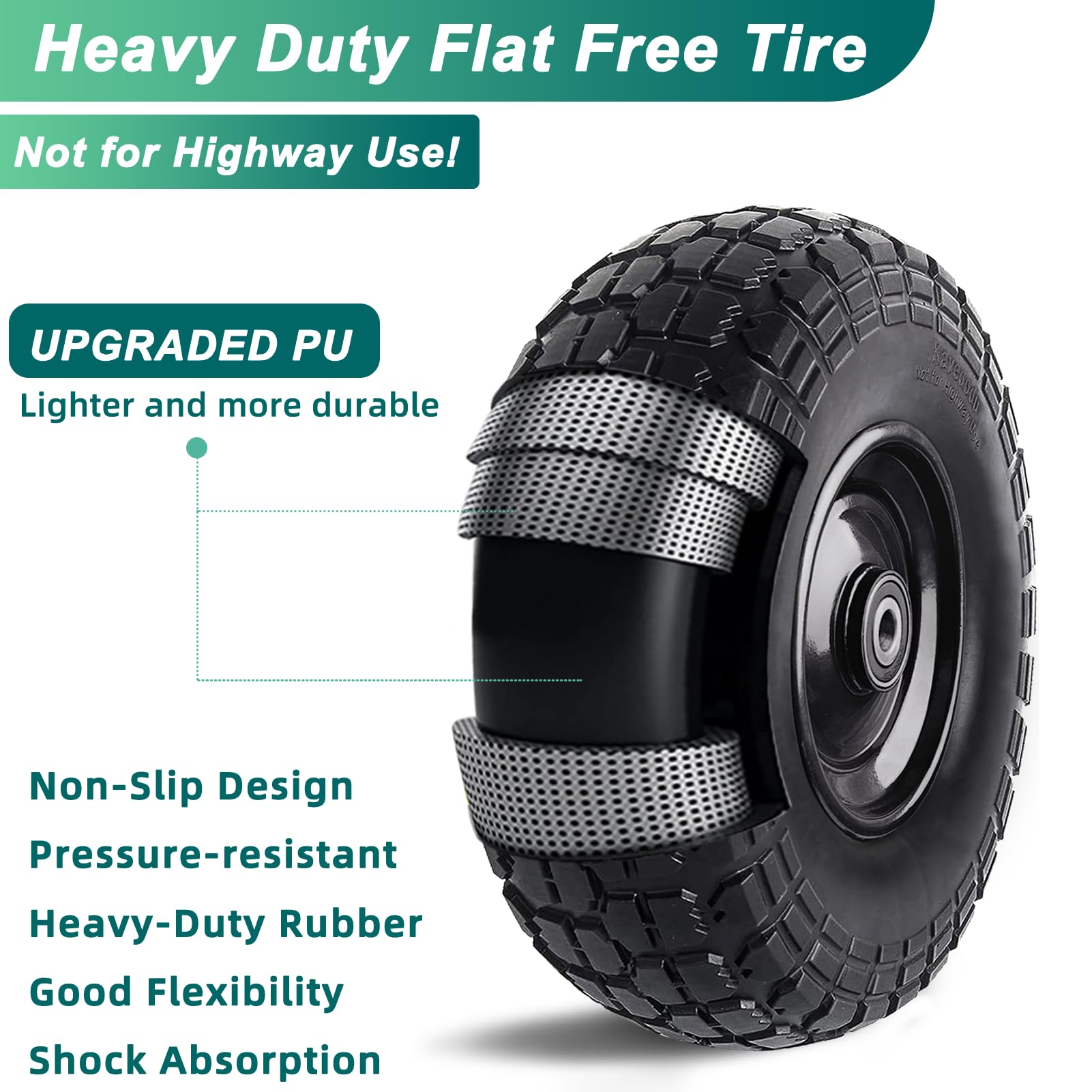 Kavedodu polyurethane tread with steel bearings offers steady rolling and long wear