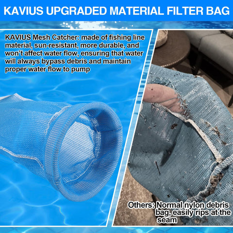 Kavius W530 durable ergonomic handle detail for easy attachment and removal