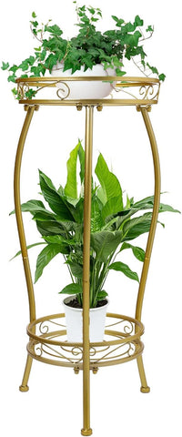 Kavlium rustproof metal plant shelf resists weather and wear.