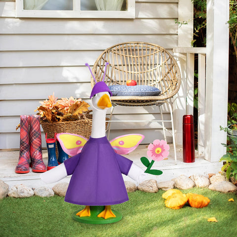 Kavoc butterfly goose outfit ideal for garden party displays