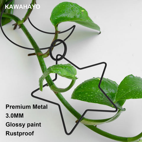 KAWAHAYO indoor and outdoor ready chain trellis with weather resistant finish.