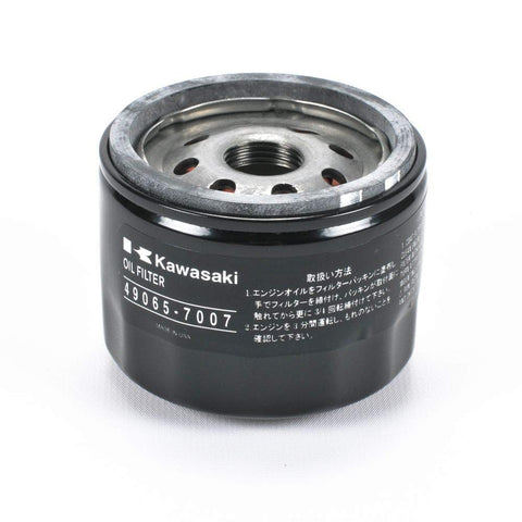 Kawasaki 49065-7007 filter packaging close-up highlights OEM quality and easy replacement